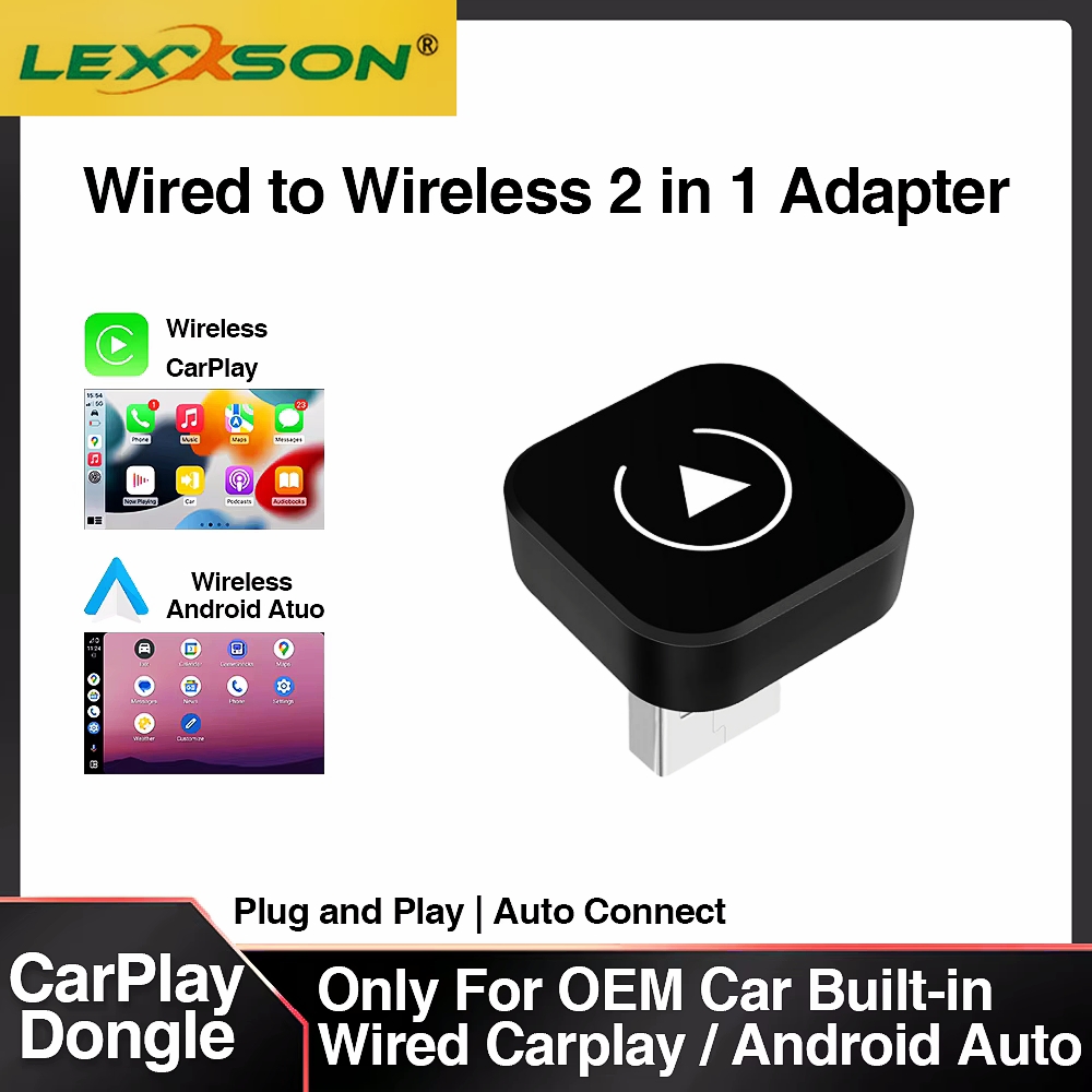 Car Accessories Youtube - 2in1 Wireless CarPlay Dongle Wireless Android