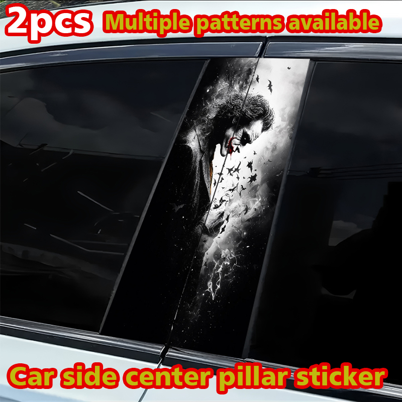 Car Accessories Joker - 2 car center pillar stickers Joker