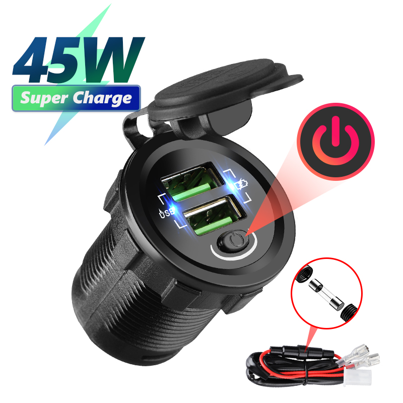 Car Accessories Qc - QC3.0 36W Usb Sạc Tự Động