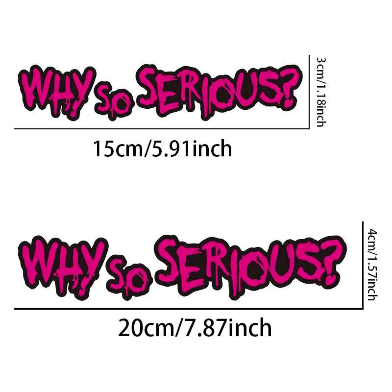 WHY SO SERIOUS Joker Waterproo - đánh giá và giá Car Accessories Joker