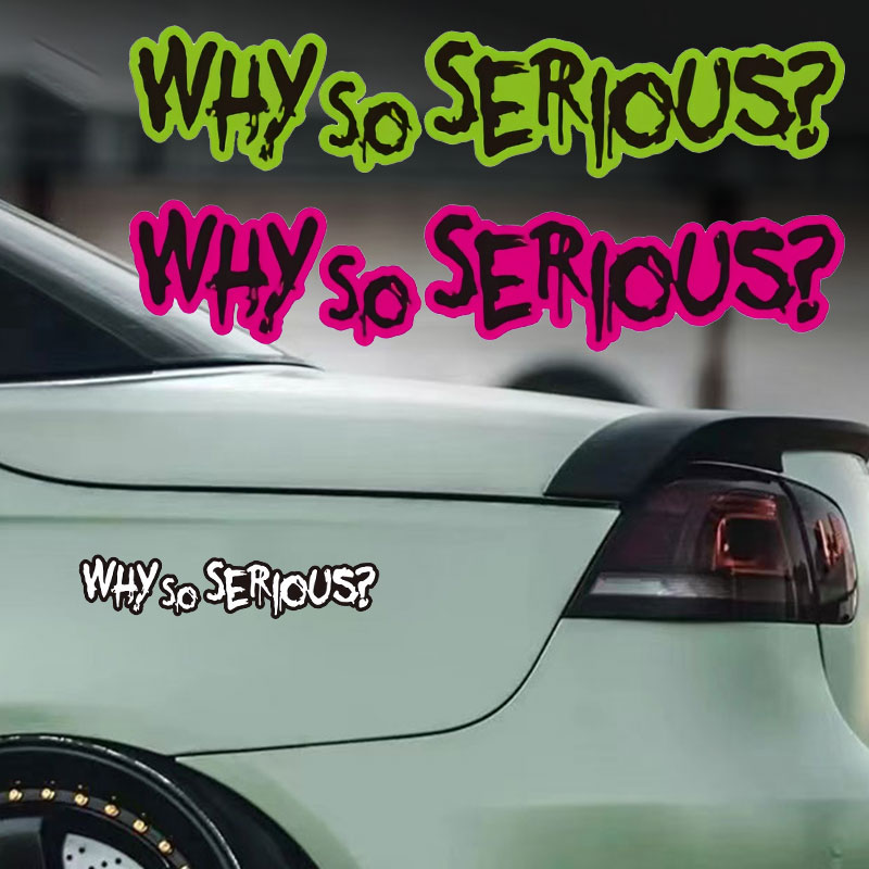 WHY SO SERIOUS Joker Waterproo - đánh giá và giá Car Accessories Joker