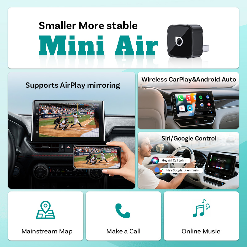 Ottocast Mini Air Wireless Car - đánh giá và giá Car Accessories Youtube