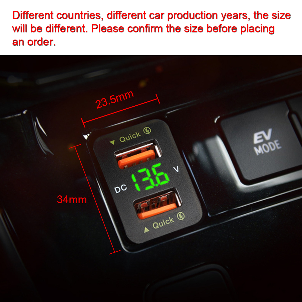 LED Car Accessories Power Adap - đánh giá và giá Car Accessories Qc
