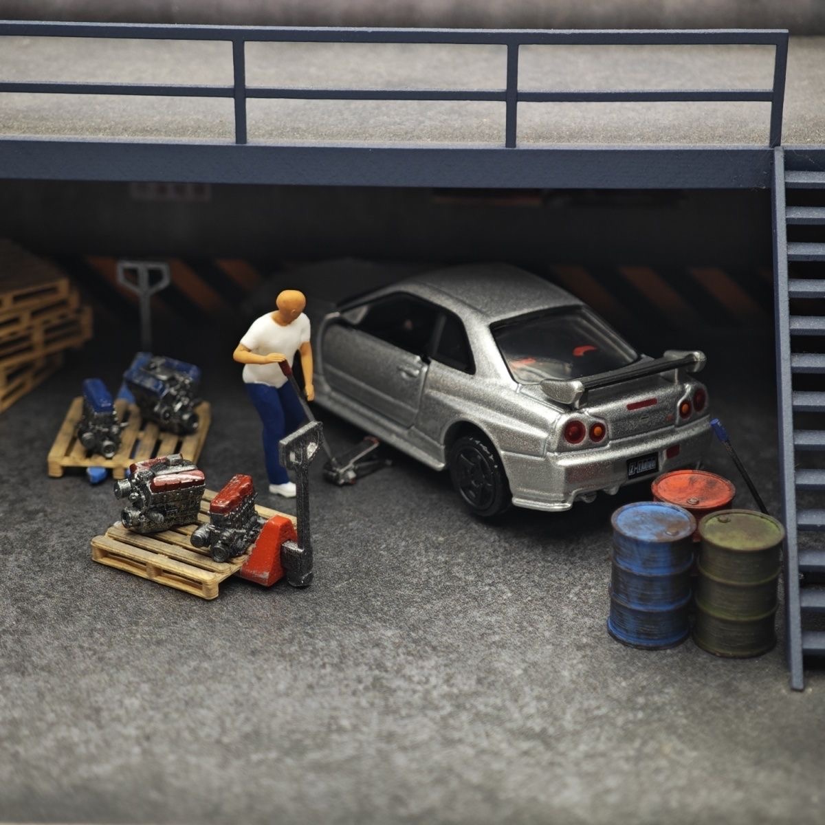 1:64 Car Model Repair Shop Sce - đánh giá và giá Car Accessories Shop