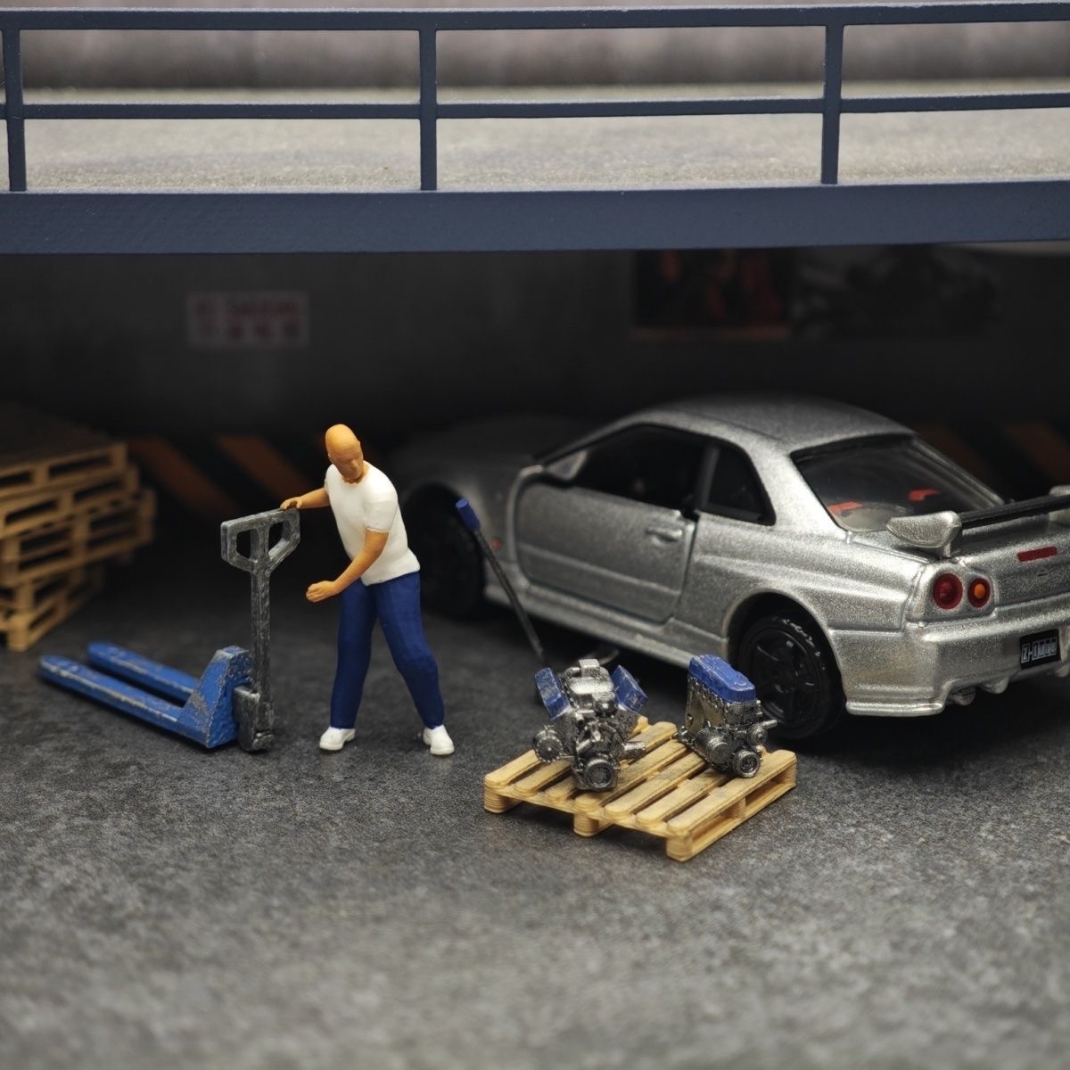 1:64 Car Model Repair Shop Sce - đánh giá và giá Car Accessories Shop