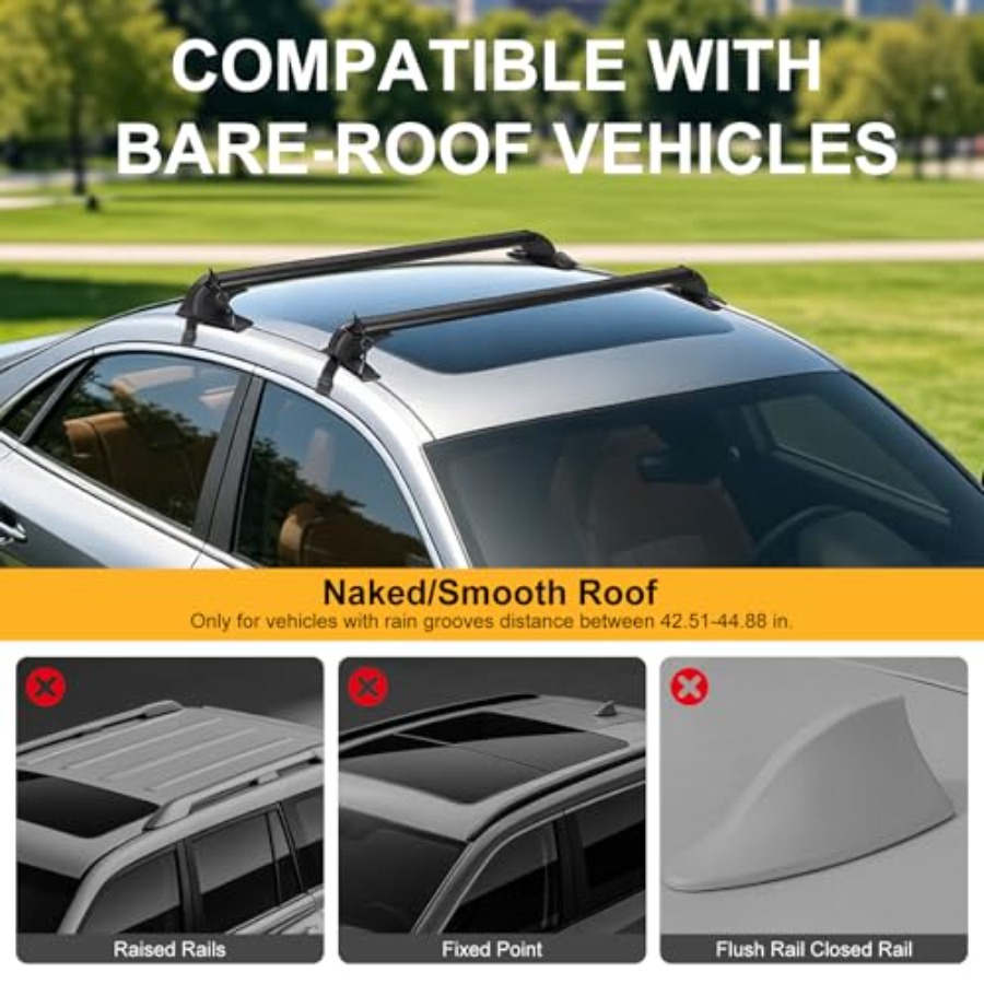 43 Universal Roof Rack Cross B - đánh giá và giá Car Roof Rack Cross Bar
