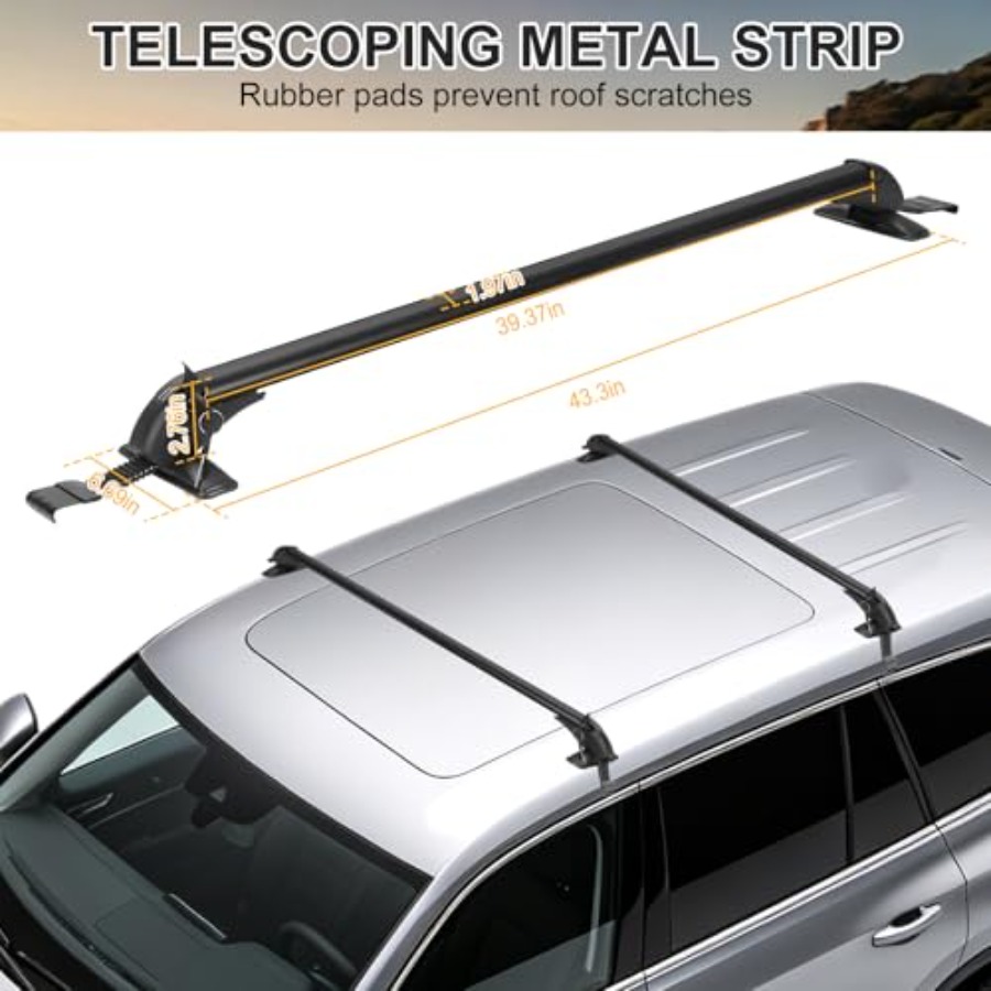 43 Universal Roof Rack Cross B - đánh giá và giá Car Roof Rack Cross Bar