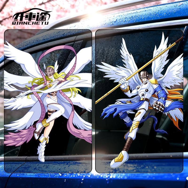 Digimon Car Sticker Cute Fashi - đánh giá và giá Car Accessories Japan