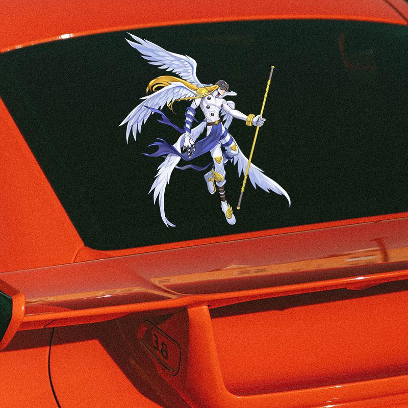 Digimon Car Sticker Cute Fashi - đánh giá và giá Car Accessories Japan