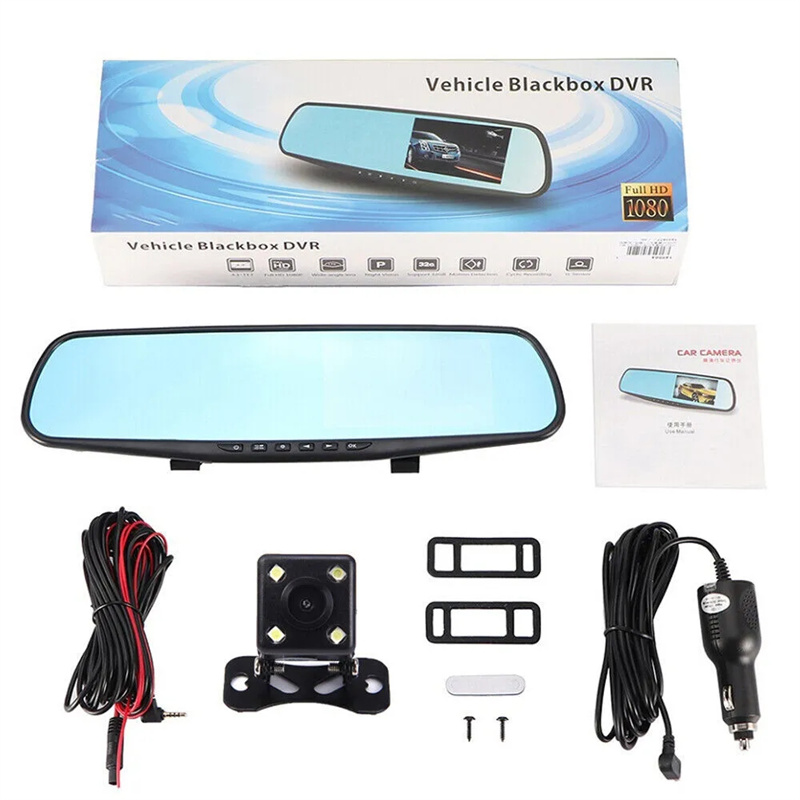 Mirror Dash Cam FHD Dual Lens  - đánh giá và giá Car Accessories Youtube