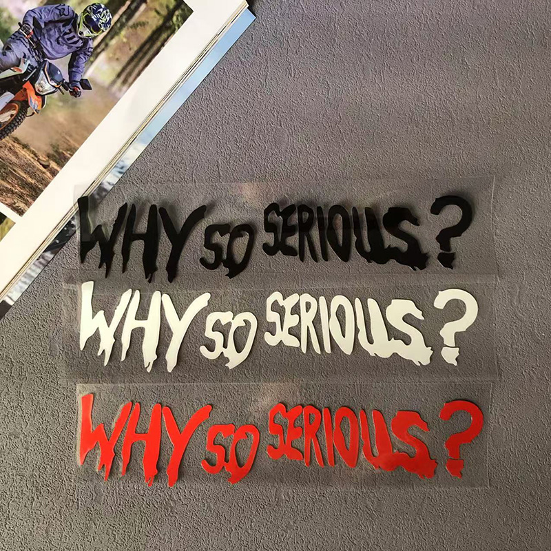 Why So Serious Decals Motorcyc - đánh giá và giá Car Accessories Joker