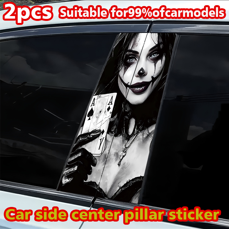 2pcs car B-pillar stickers Jok - đánh giá và giá Car Accessories Joker