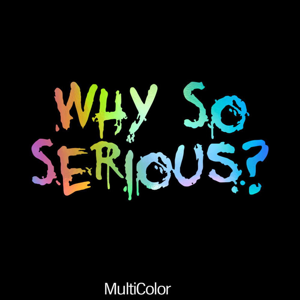 Why So Serious Joker Sticker W - đánh giá và giá Car Accessories Joker